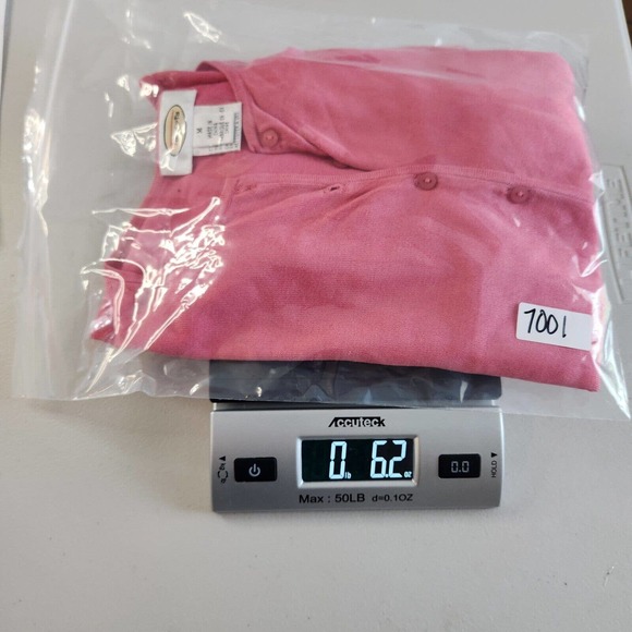 Talbots Women's Silk Blend Cardigan Sweater Long Sleeve Button-Up Casual Size M - Picture 10 of 10